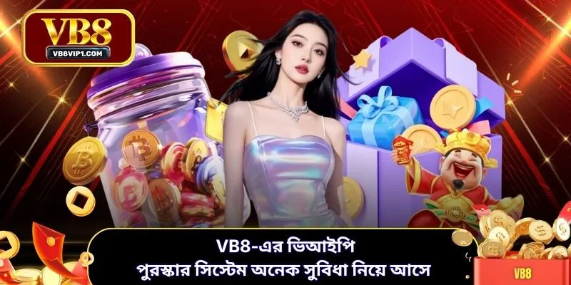 VB8-এর ভিআইপি পুরস্কার সিস্টেম অনেক সুবিধা নিয়ে আসে